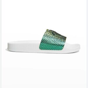 Giuseppe Zanotti Men’s Shenzen Metallic Scales Pool Side Sandals